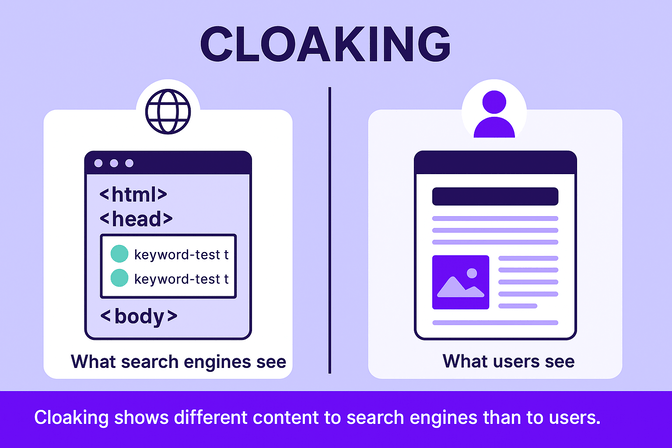 Cloaking in SEO