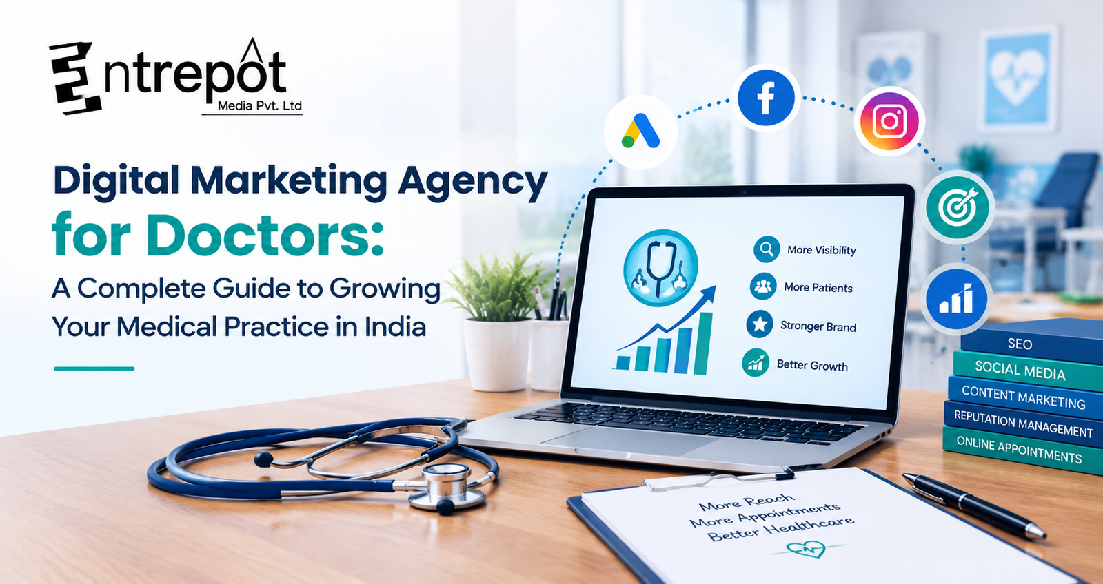 Digital Marketing Agency for Doctors in India | Entrepot Media
